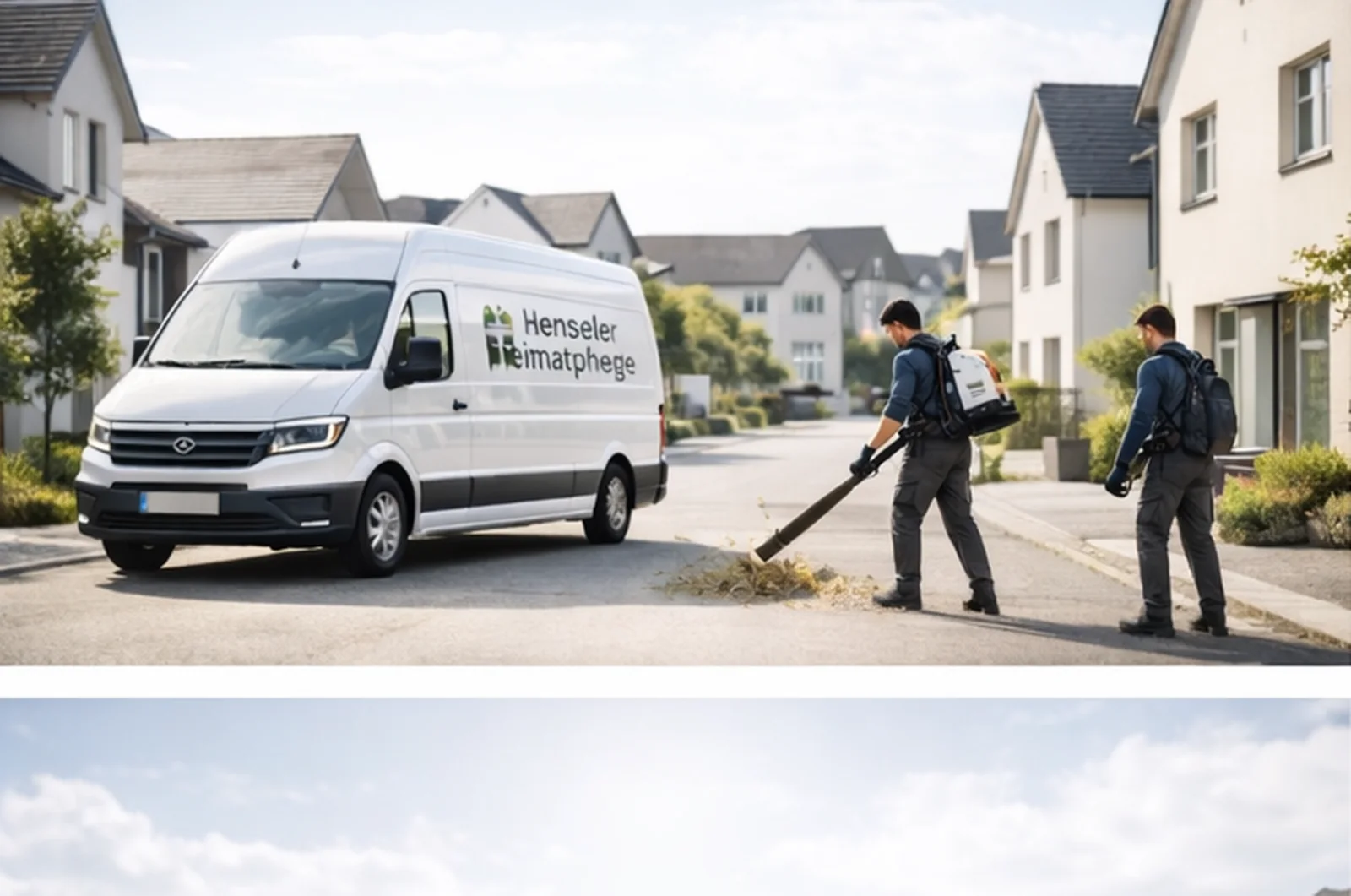 Service in ländlicher Umgebung: gepflegte Außenanlage